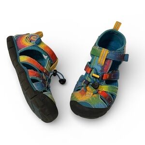 Keen Kids 1 Shoes Unisex Child Seacamp Rainbow Closed Toe Sandals Water Outdoors